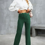 Nadorine Classic High Waist Straight Leg Pants