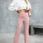 Nadorine Classic High Waist Straight Leg Pants