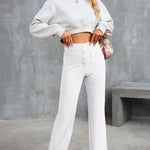 Nadorine Classic High Waist Straight Leg Pants