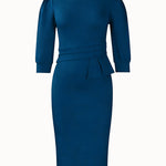 Nadorine Elegant Formal 3/4 Sleeve Bodycon Wrap Dress for Women Casual Summer Vacation 2026