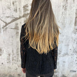 Fashion Lapel Collar Lace Suit Jacket