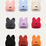 Fashion Fuzzy Knit Cat Ear Beanie Hat