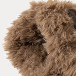 Fuzzy Bear Ears Knitted Beanie Hat