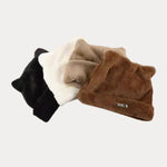 Soft Warm Cat Ear Shape Knit Beanie
