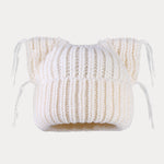 Unique Cats Ear Tassels Knit Beanie