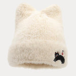 Trendy Cute Cat Fleece Meowing Beanie