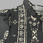 Nadorine Ethnic Style Printed Lantern Sleeves Blouse for Women Casual Work Office Loose Fit 2026 | Under $40