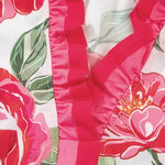 Nadorine Flower Printed Ruffled Trim Blouse for Women Cute Summer Casual 2026 | Under $40