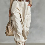 Casual Street Style High Waist Cargo Joggers