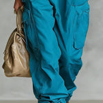 Casual Street Style High Waist Cargo Joggers