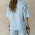 Summer Resort Vibes Short Sleeve Shirt and Shorts Set