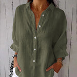 Casual Back Slit Tie Design Beach Shirt