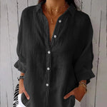 Casual Back Slit Tie Design Beach Shirt