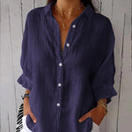 Casual Back Slit Tie Design Beach Shirt