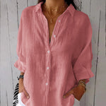 Casual Back Slit Tie Design Beach Shirt
