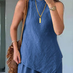 Daily Comfort Textured Sleeveless 2-Piece Set