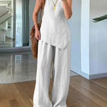 Daily Comfort Textured Sleeveless 2-Piece Set