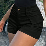 Casual Summer High Waisted Cargo Shorts