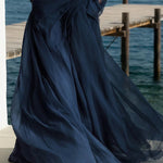 Nadorine Elegant Mesh Off-the-Shoulder A-Line Maxi Dress for Women Casual Beach Vacation Summer 2026