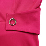 Casual Oversized Short Sleeve Dress with Waist Tie