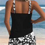 Nadorine Beach Casual Swimsuit Tank Top with Printed Boxer Set for Women Casual Summer Beach Vacation 2026 | Under $25