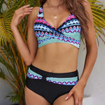 Sexy V Neck Flattering Bikini Set