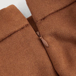 Western Cowgirl Faux Suede Fringe Mini Skirts