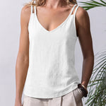 Essential Spaghetti Strap V-Neck Tank Top