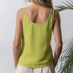 Essential Spaghetti Strap V-Neck Tank Top