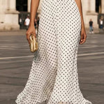 Flowy Sleeveless Polka Dot A-Line Dress