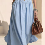 Urban Stand Collar V-neck Sleeveless Dress