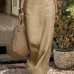 Minimalist Graceful Halter Neck Maxi Dress