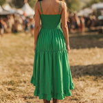 Fashion Strapless Ruffled Irregular Hem Dress