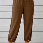 Comfy Soft Hight Waisted Tapered Pants