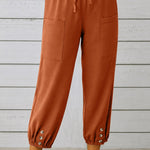 Comfy Soft Hight Waisted Tapered Pants