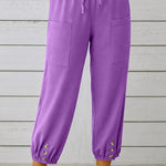 Comfy Soft Hight Waisted Tapered Pants