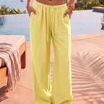 Casual Low Waist Straight Loose Pants