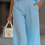 Modern Commuter Solid Color 2-Piece Outfits