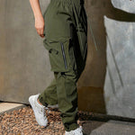 Street Style Casual Multi Pockets Cargo Pants