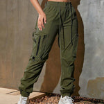 Street Style Casual Multi Pockets Cargo Pants