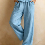 Resort Casual Comfy Sleeveless Two Piece Set