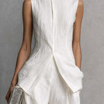 Minimalism Designer Sleeveless Matching Set
