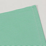 Luxury Contrast Color Stripe Matching Set with 3D Flowers