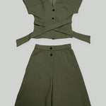 Smart Casual Short Sleeve Blazer Shorts Matching Set