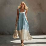 Barbara - Color Block Maxi Dress