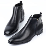 Alessio Romano | Minimalist Leather Chelsea Boots For Men