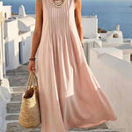 Pamela - Vest Pocket Long Dress
