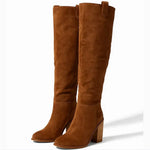 Nahir | SUEDE BLOCK HEEL BOOTS