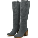 Alice | SUEDE BLOCK HEEL BOOTS