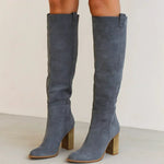 Alice | SUEDE BLOCK HEEL BOOTS